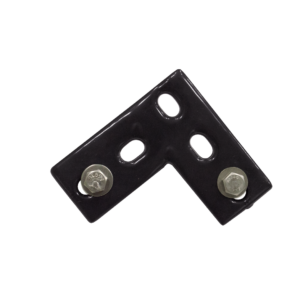 Conector angular 90° para Angulo Multiperforado con recubrimiento de PVC REPSA